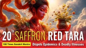 20th Saffron Red Tara Dispels Epidemics and Diseases