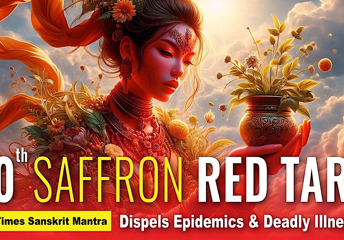 20th SAFFRON RED TARABuddha-Weekly 20th Saffron Red Tara Dispels Epidemics and Diseases