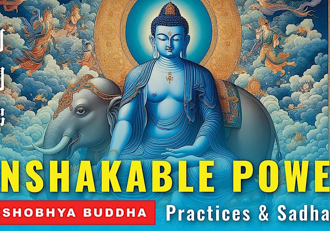 AKSHOBHYA BUDDHA A Video Akshobhya Buddha Unshakable Power of the Vajra Lord.