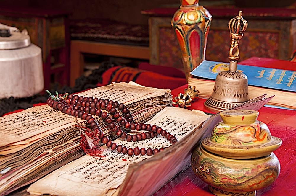 Buddha Weekly Bell Vajra and Scripture dreamstime xl 71183084 Buddhism