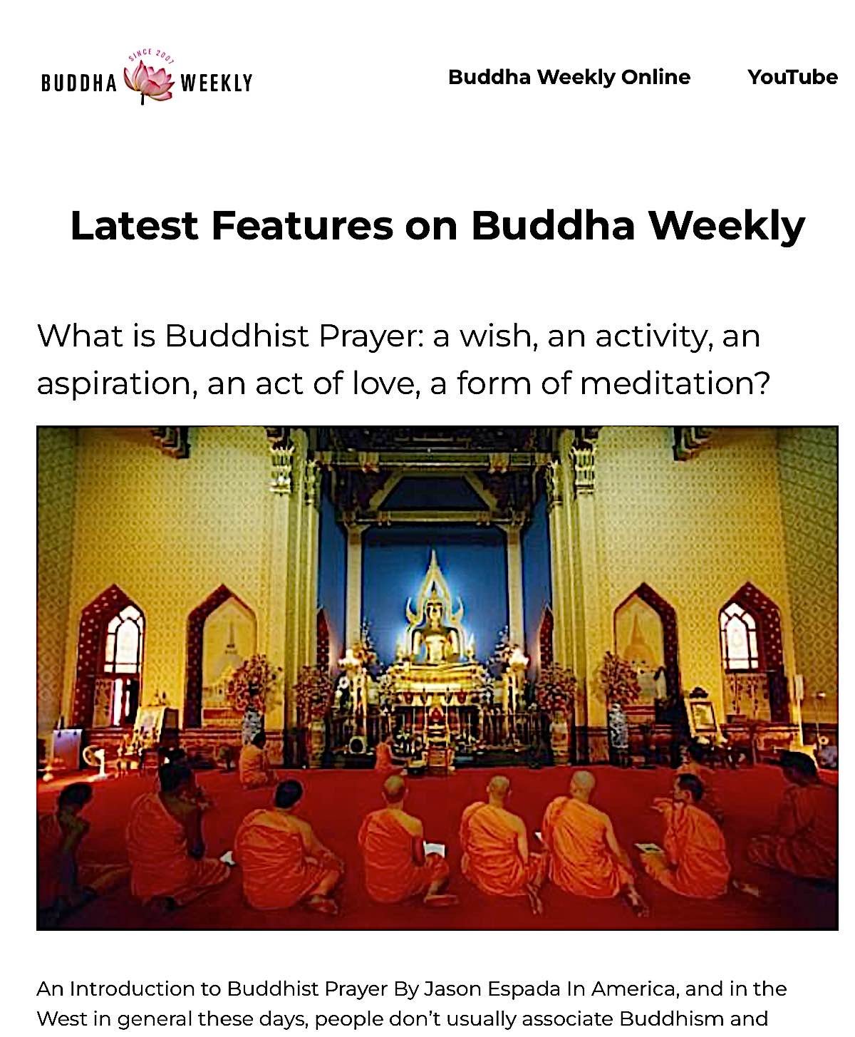 Buddha-Weekly-Buddhist prayer feature on Buddha Weekly-Buddhism Buddha-Weekly-Buddhist prayer feature on Buddha Weekly-Buddhism
