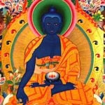 Buddha Weekly Medicine Buddha Sutra tangkha Buddhism