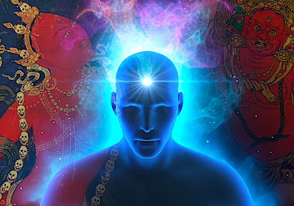 Buddha-Weekly-Visualizing as Hayagriva and Vajravarahi-Buddhism From the video on Hayagriva Buddha by Buddha Weekly, demonstrating self generation as the deity Hayagriva and consort Vajravarahi Vajrayogini.