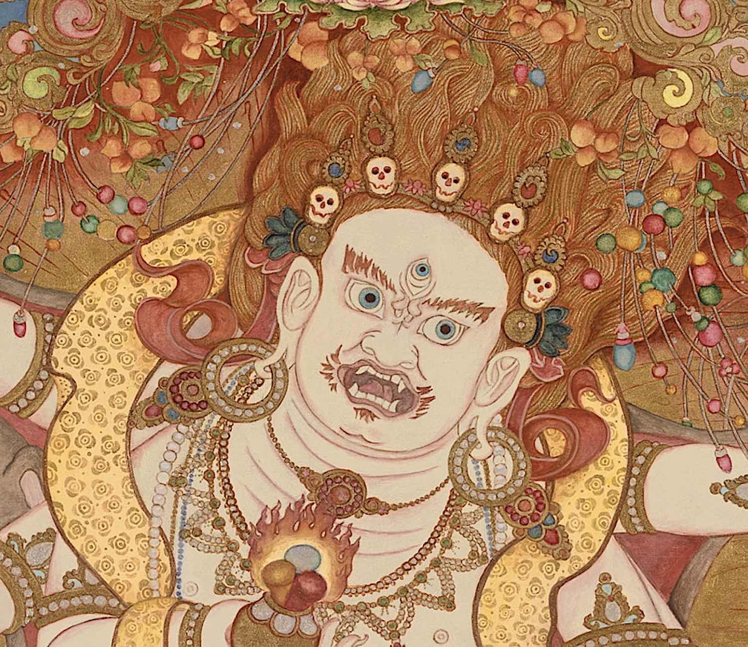 Buddha Weekly White Mahakala Laura Santi Buddhism